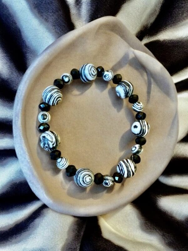 Black Malachite Stone Bracelet