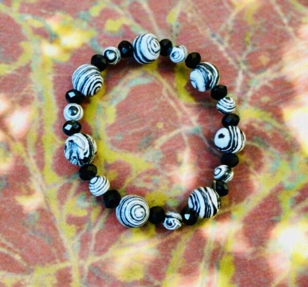 Black Malachite Stone Bracelet - Image 3