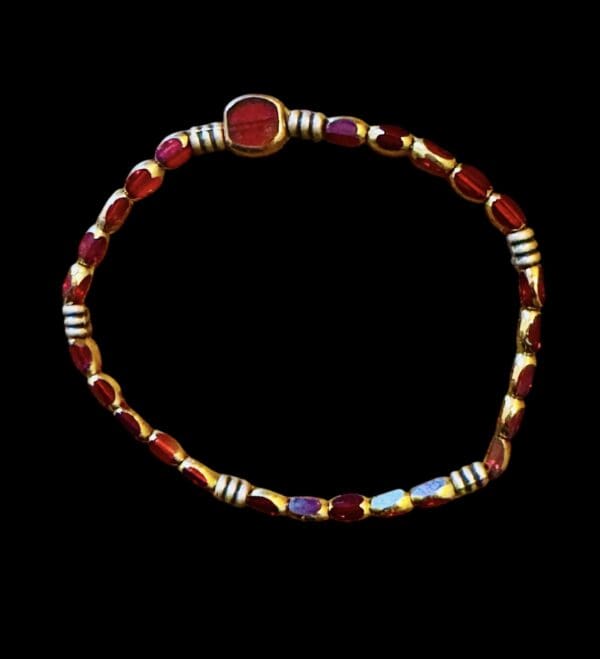 Garnet Accent Bracelet