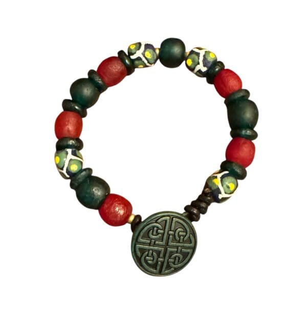 Gecko Green Krobo Bracelet - Image 2