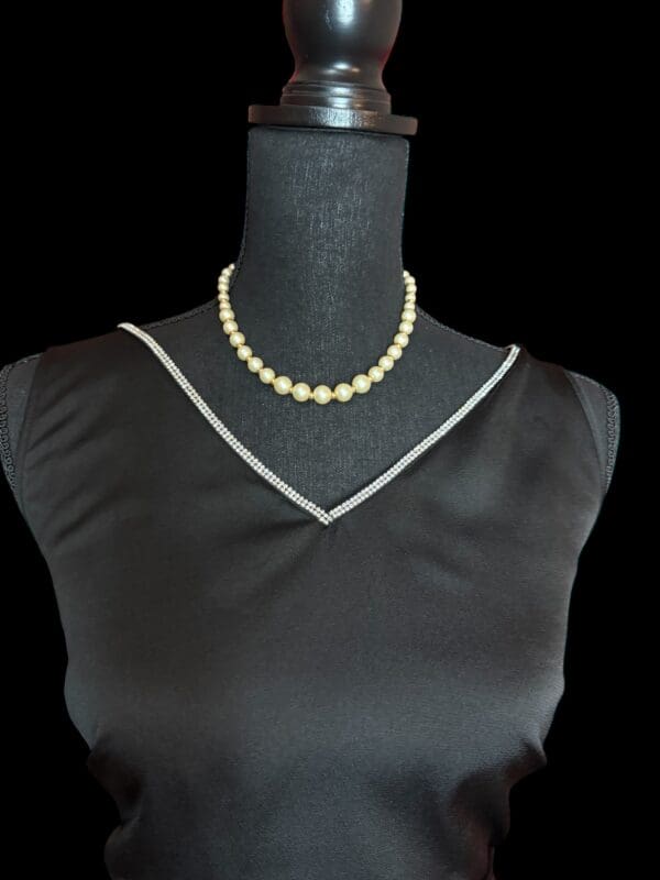 Pearl and Czech Gold Choker